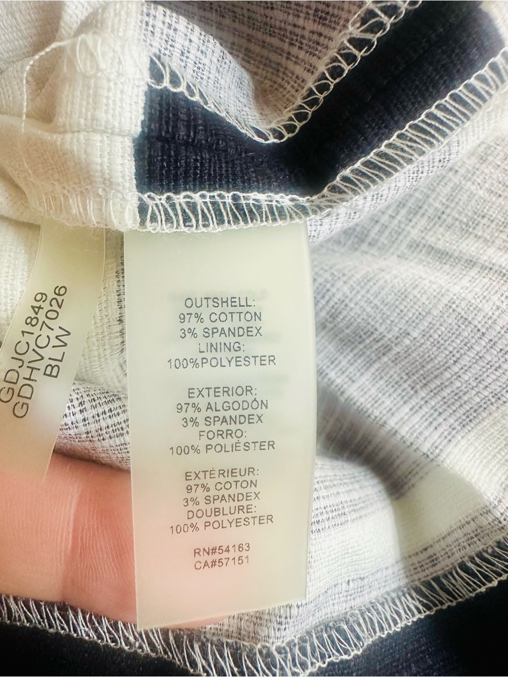 NWT Guess Los Angeles Off Shoulder Stripe Fit & Flare Dress Size 6 - Picture 6 of 8